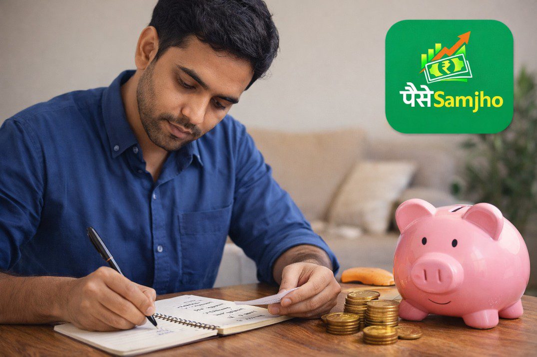 कम आमदनी में खर्चों पर नियंत्रण और बचत की योजना बनाता हुआ व्यक्ति