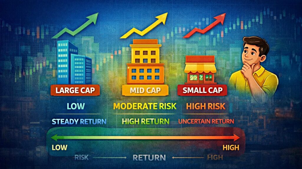 Mid Cap vs Large Cap vs Small Cap