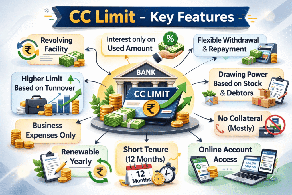 CC Limit की मुख्य विशेषताएँ (Features)