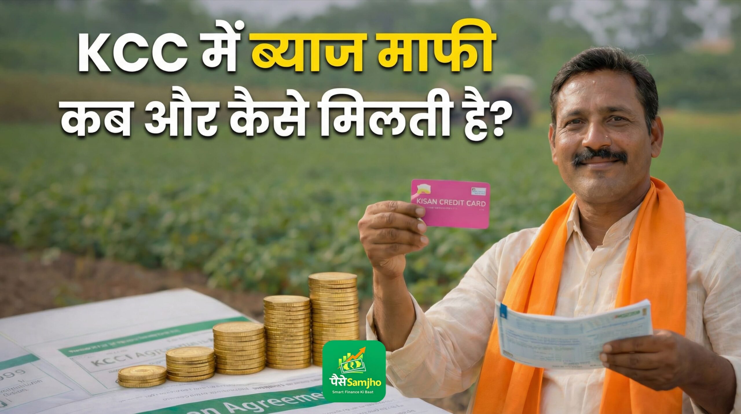 KCC में ब्याज माफी कब और कैसे मिलती है