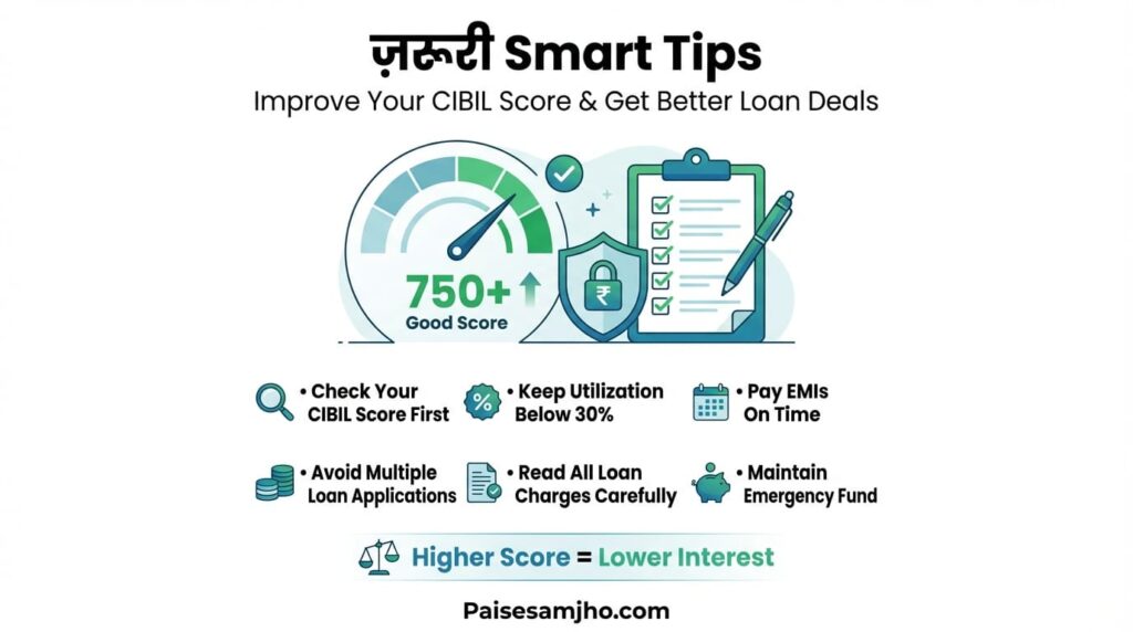 Important Smart Tips (ज़रूरी समझदार सुझाव) about CIBIL Score