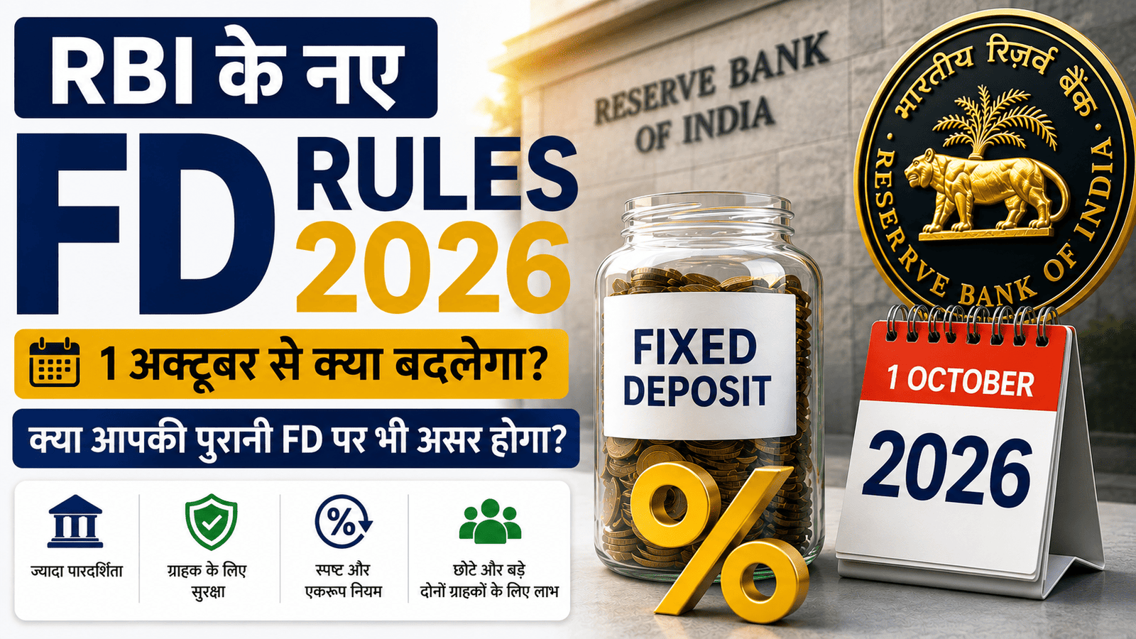 RBI New FD Rules 2026
