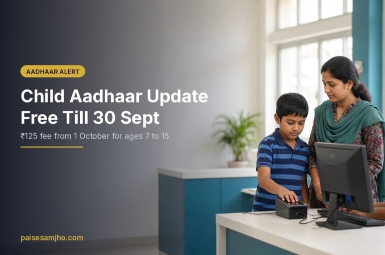 Child Aadhaar Biometric Update