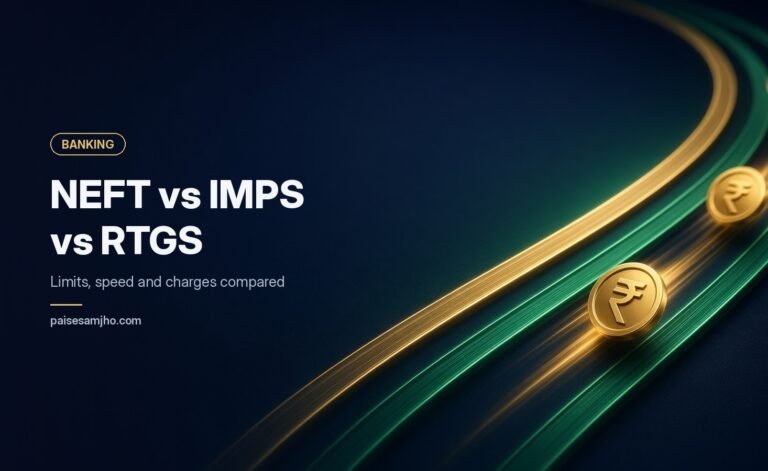 NEFT vs IMPS vs RTGS