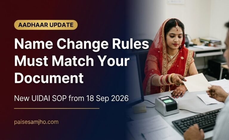 Aadhaar Name Change Rules