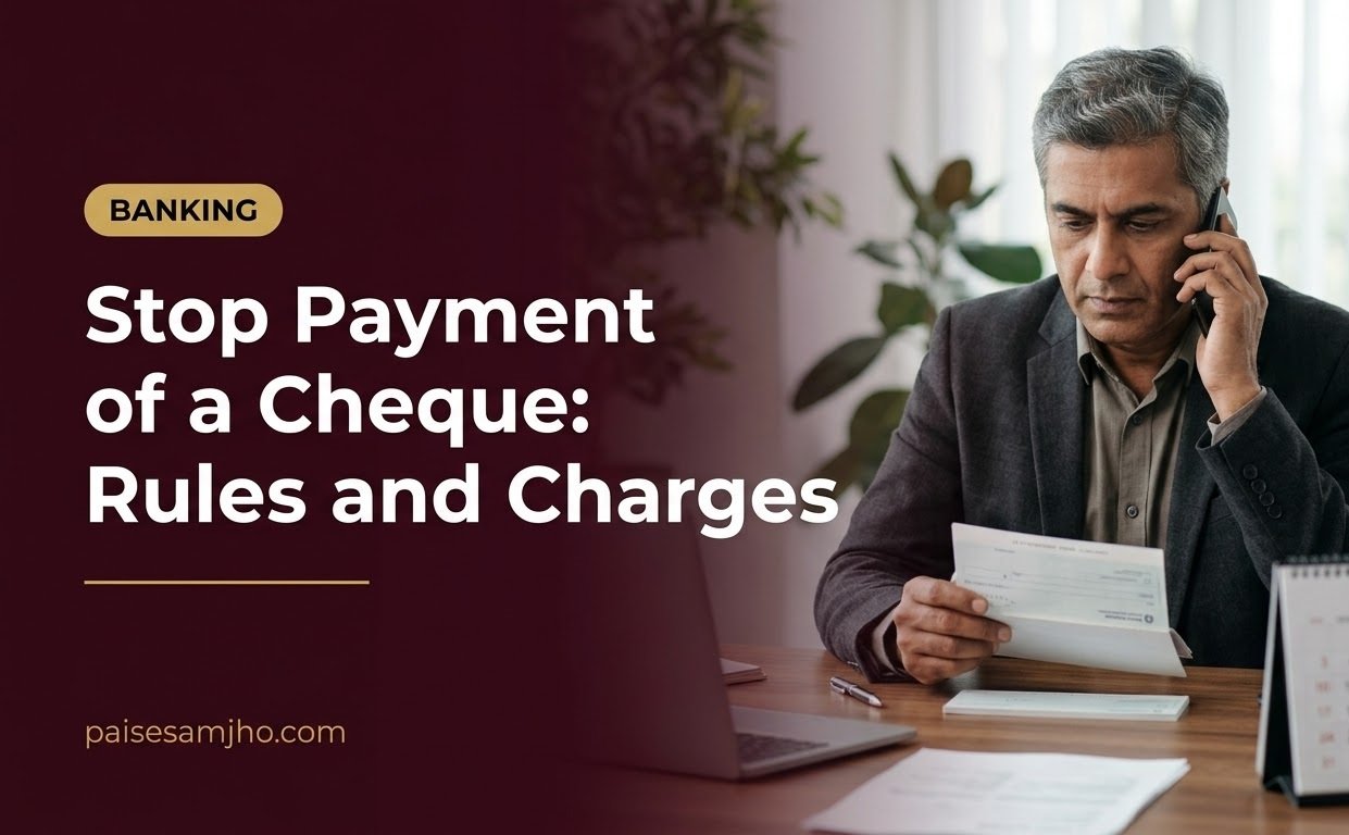 Stop Payment of a Cheque