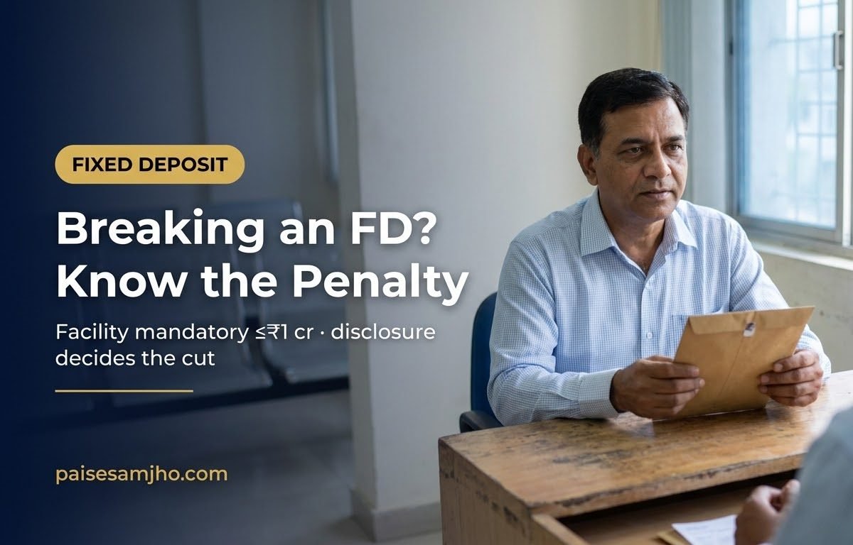 FD Premature Withdrawal Rules