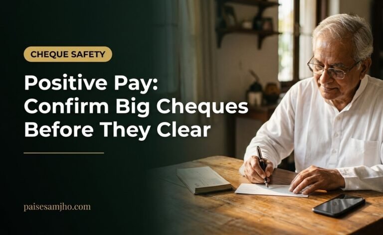 Positive Pay System for Cheques