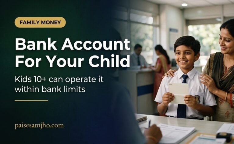 Bank Account for Minor