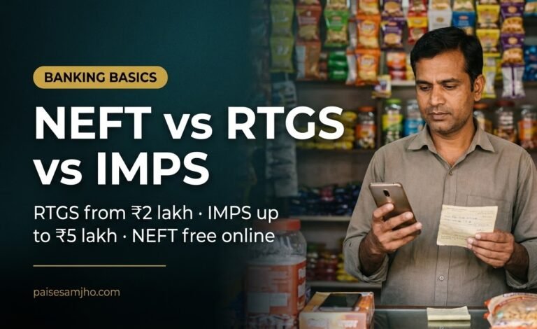 NEFT vs RTGS vs IMPS