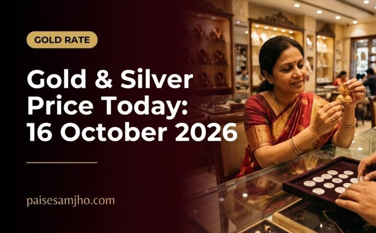 Gold Silver Price Today (16 Oct 2026)