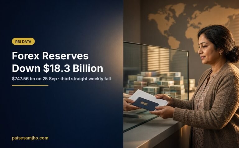 India's Forex Reserves Fall