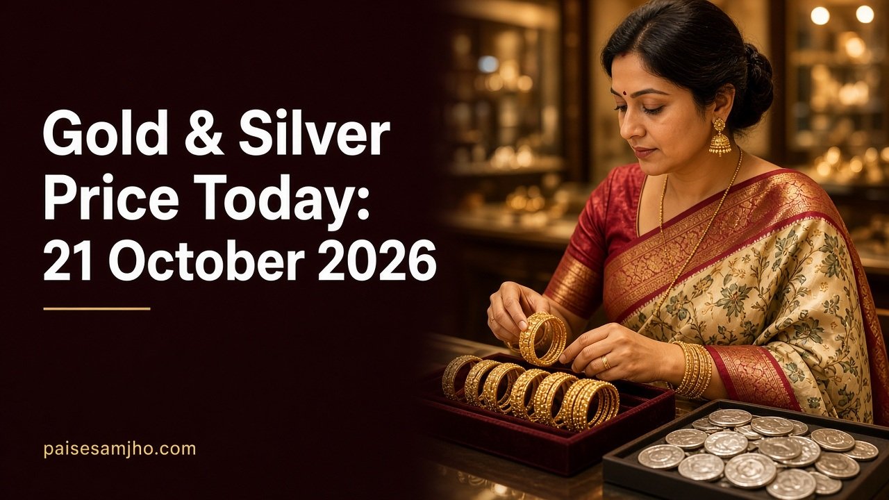 Gold Silver Price Today (21 Oct 2026)