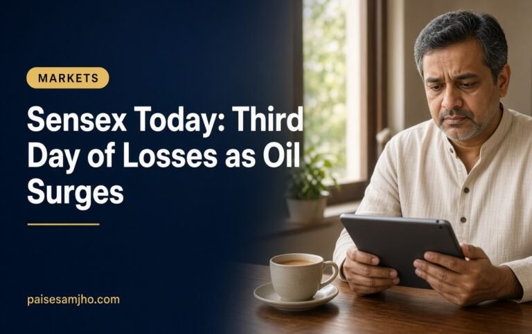 Sensex Today: Falls 460 Points