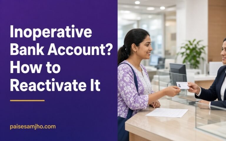 Inoperative Bank Account